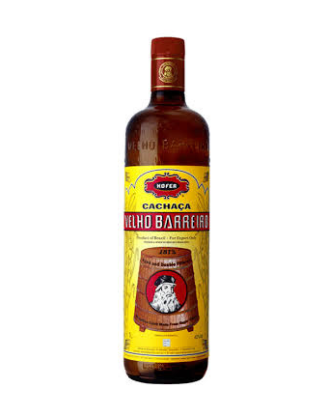 Aguardente de Cana Velho Barreiro 1L